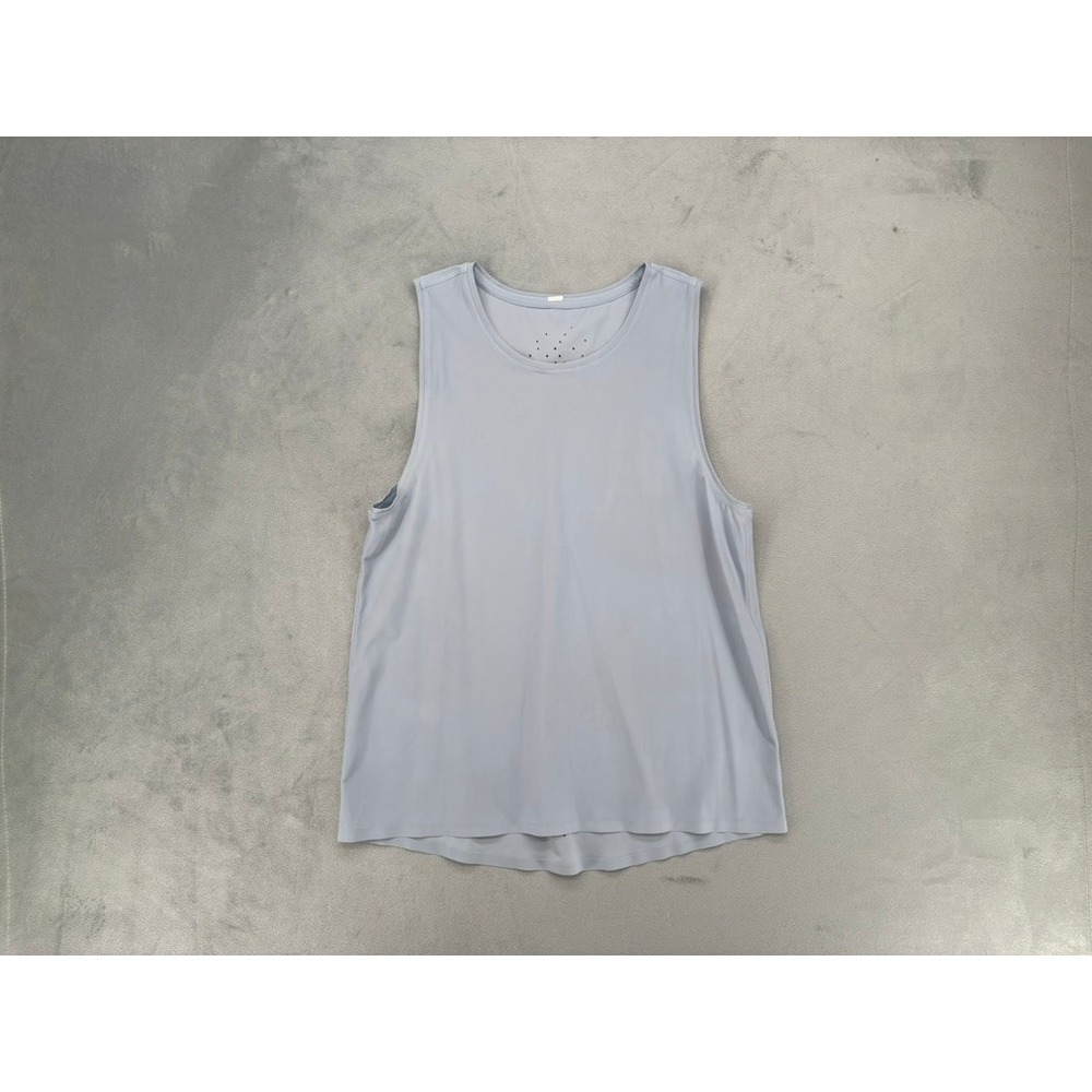 Lululemon Run On Tank Top Women 6 Lavender Grey Activewear Gym Shirt
